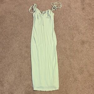 SHEIN Light Green Maxi Dress